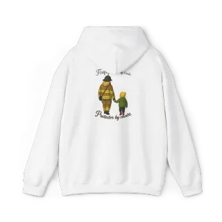 Hoodie 037 Back White